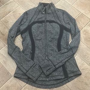 Black and grey lulu lemon jacket